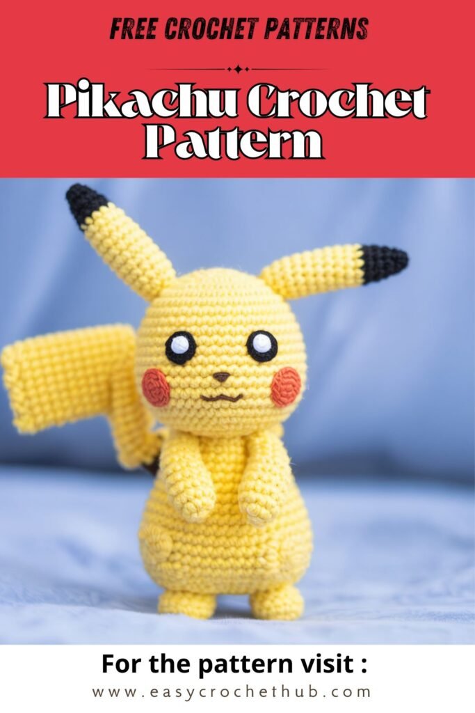 Pikachu Crochet Pattern