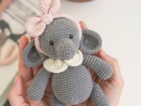 crochet elephant free pattern finished plush