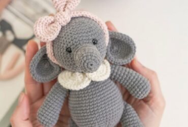 crochet elephant free pattern finished plush