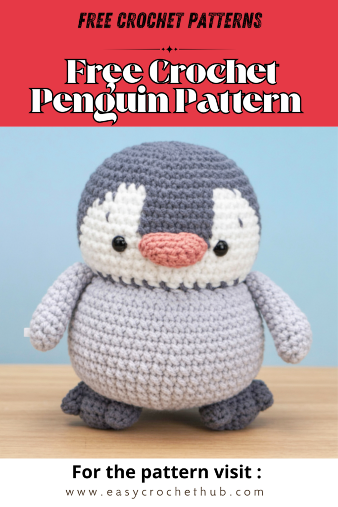free crochet penguin pattern